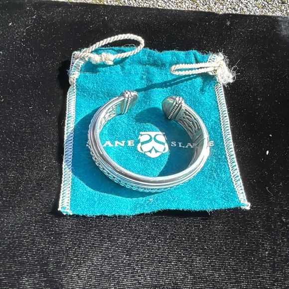 SLANE & SLANE STERLING SILVER CUFF BRACELET ( SMALL SIZE ) - Picture 6 of 17